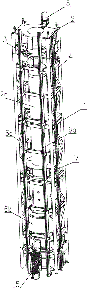 Intelligent rotary rail exchanging control system and method