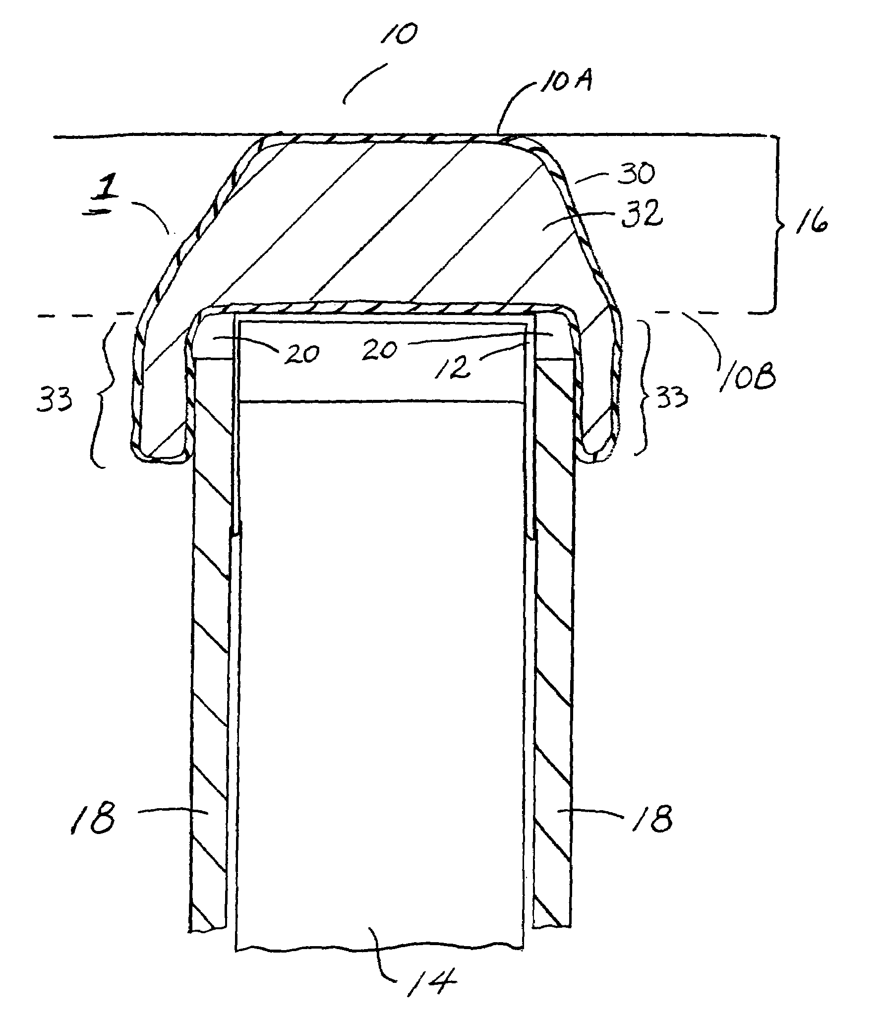 In situ molded thermal barriers