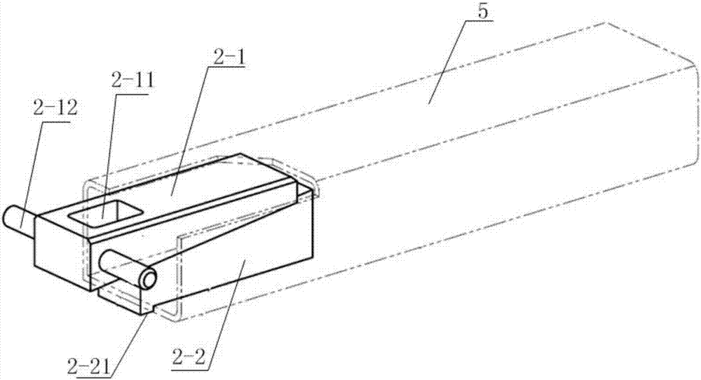 Hollow square tube character pressing device