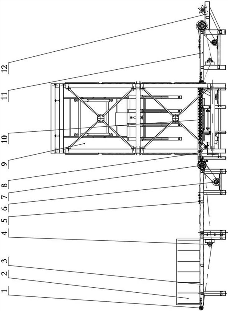 Cotton mold film removing machine