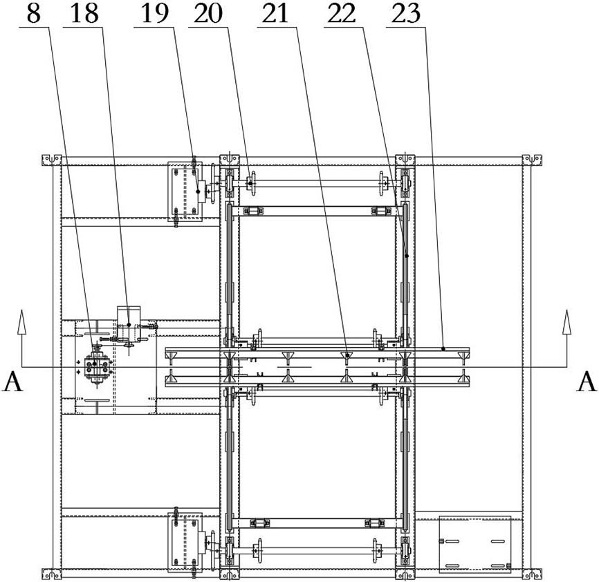 Cotton mold film removing machine