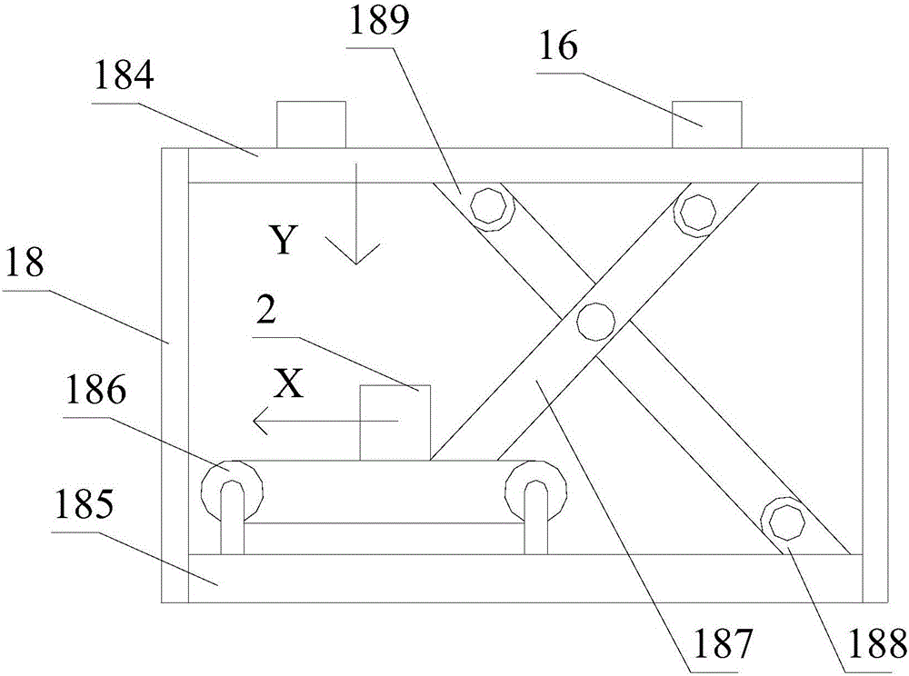 Feeding clamping adjusting device