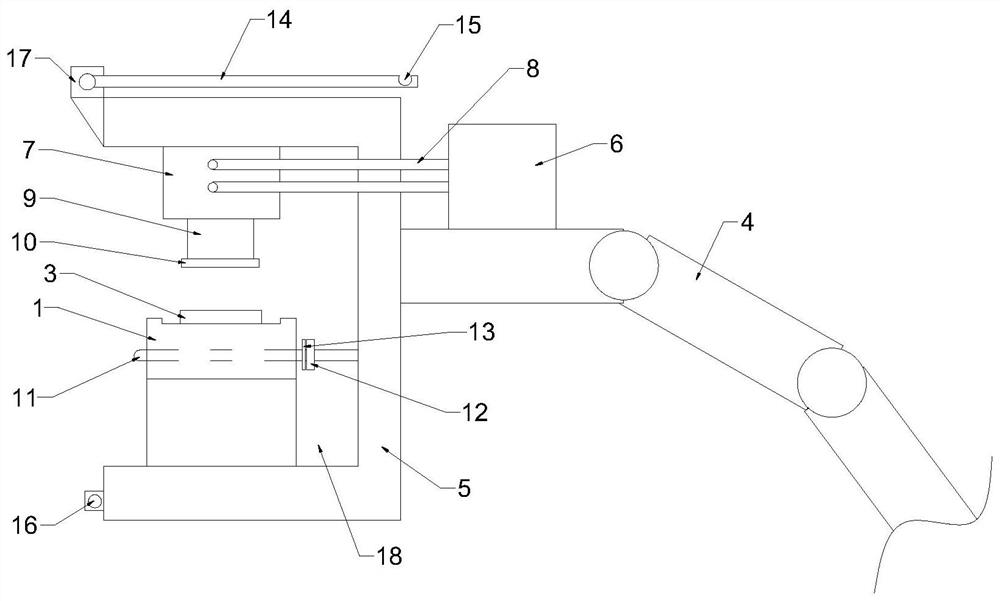 Online calibration device for bale weighing sensor of a continuous casting machine in a steel plant and use method