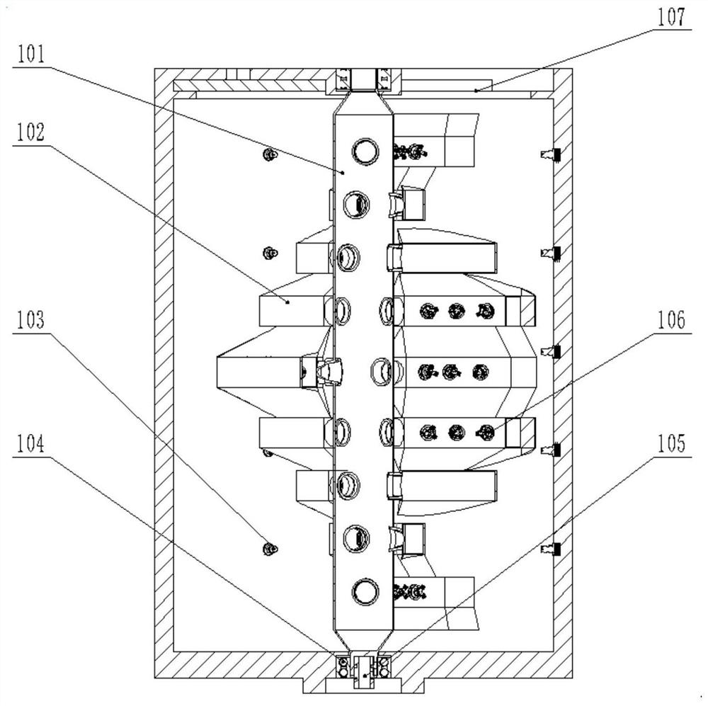 Wetting gluing mixer and mixing method for wood chips for making wooden polishing tools