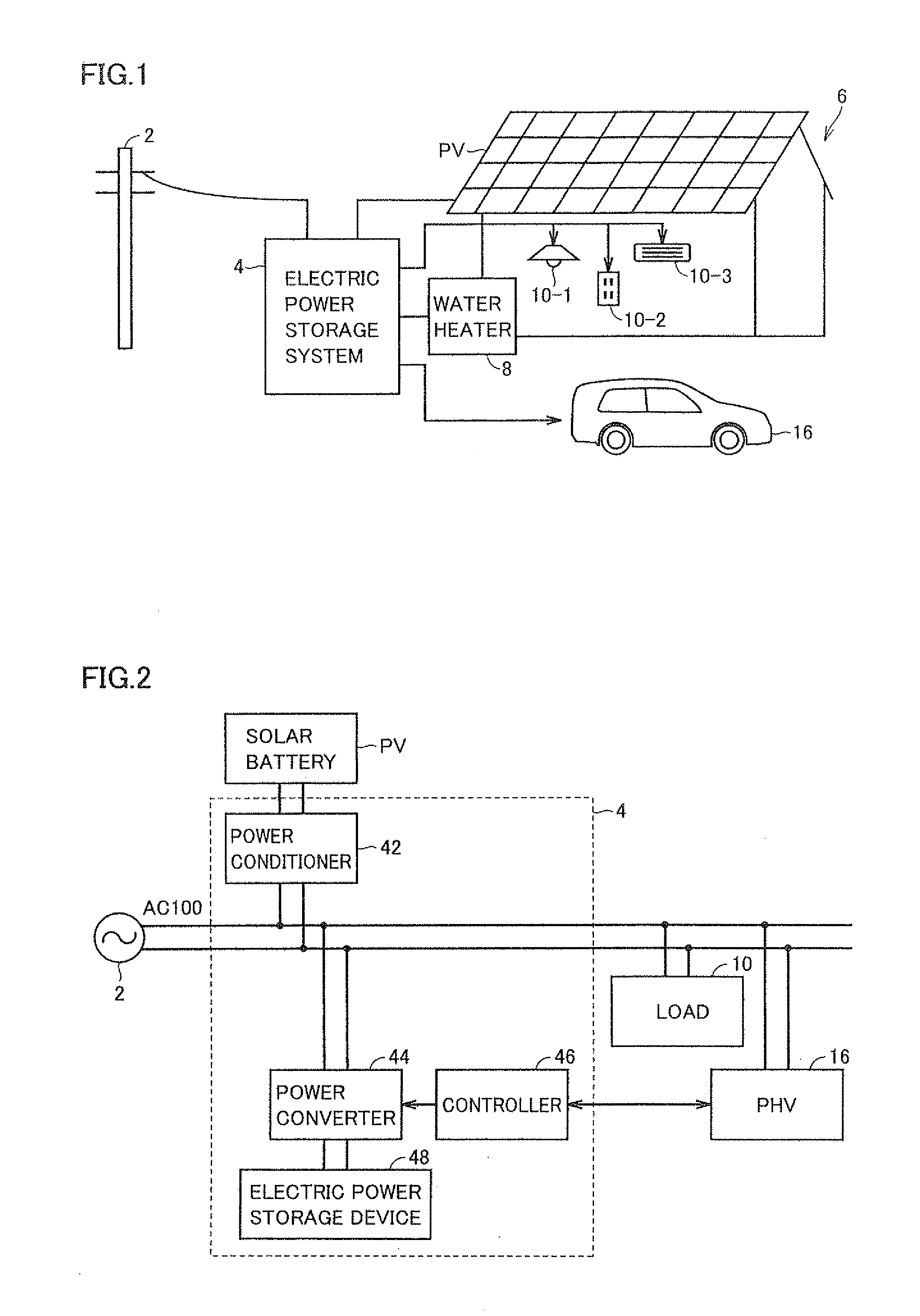 Residential electric power storage system