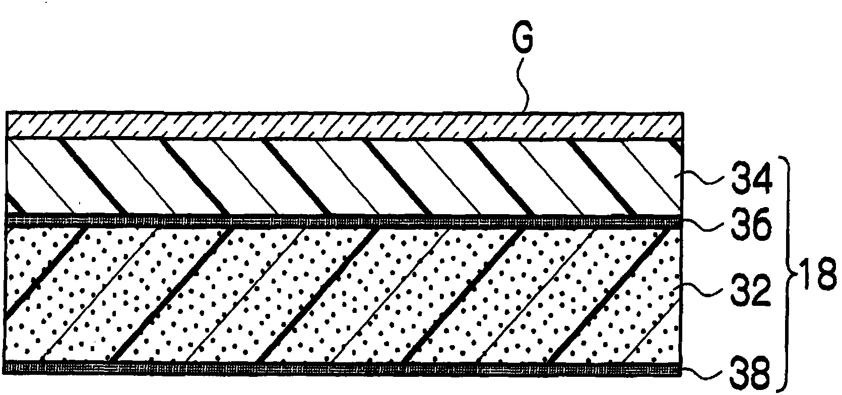 Glass substrate suction table, and method for processing of glass substrate