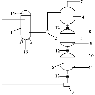 External regeneration reverse-flow ion exchange system and application method thereof