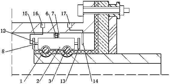 Rotary compensator pipeline flow speed electrical monitoring mechanism