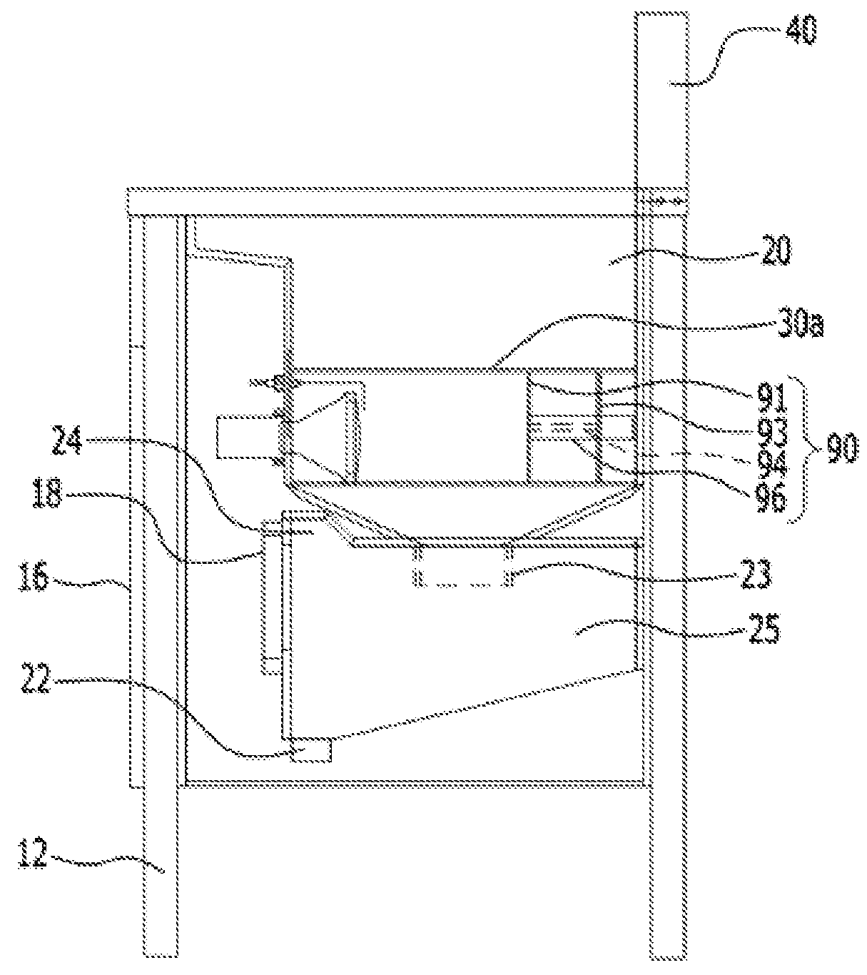 Water and oil type fryer