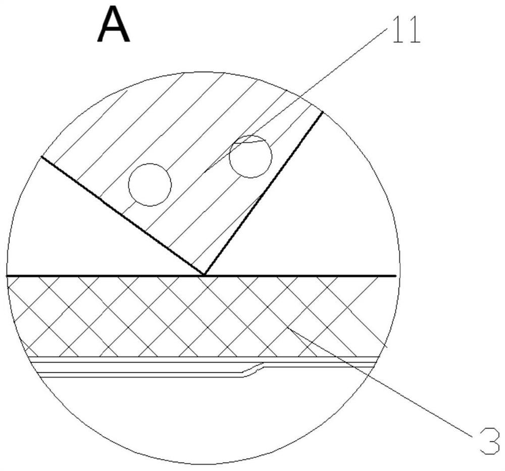 A water receiving device and an air conditioner indoor unit having the same