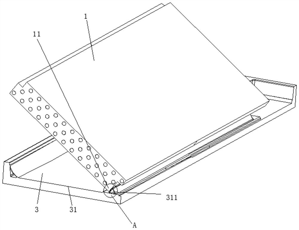 A water receiving device and an air conditioner indoor unit having the same