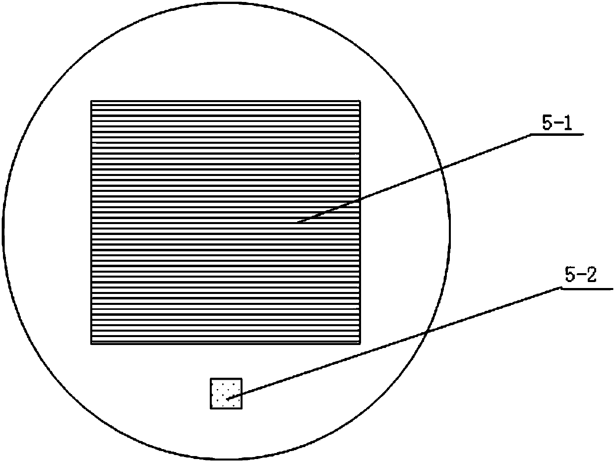 Gap detection device based on super-resolution lithography