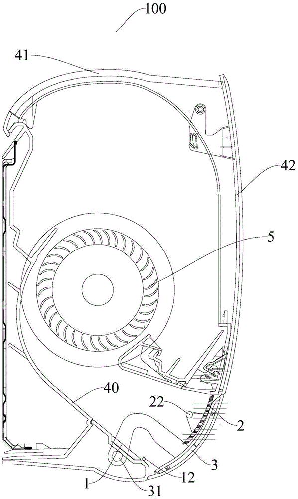 Indoor unit of air conditioner and control method of indoor unit