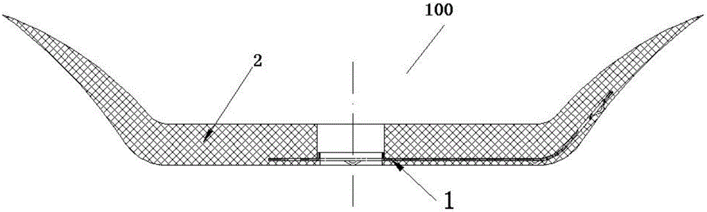 Tire cushion belt and producing method thereof