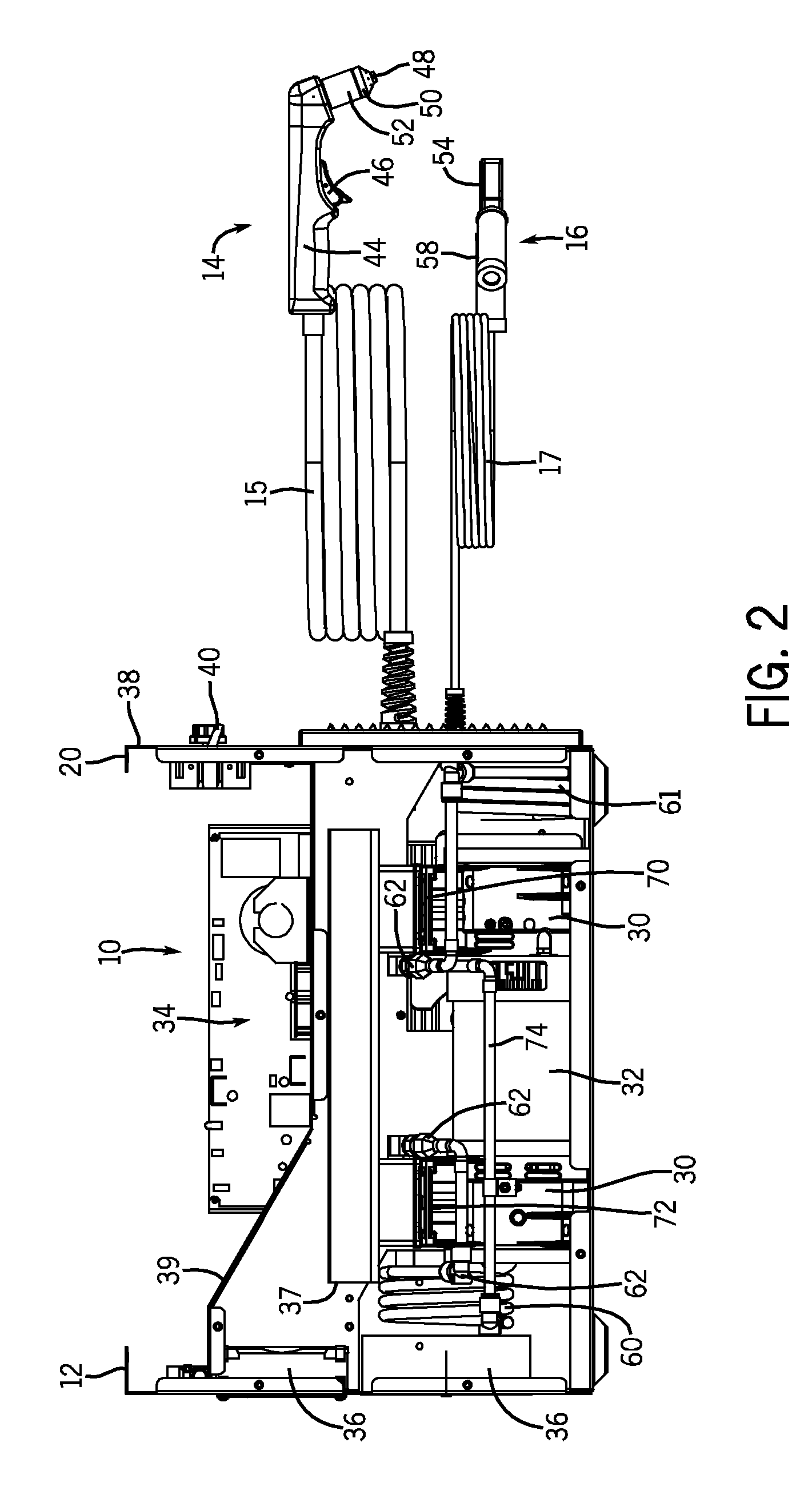 Multi-stage compressor in a plasma cutter