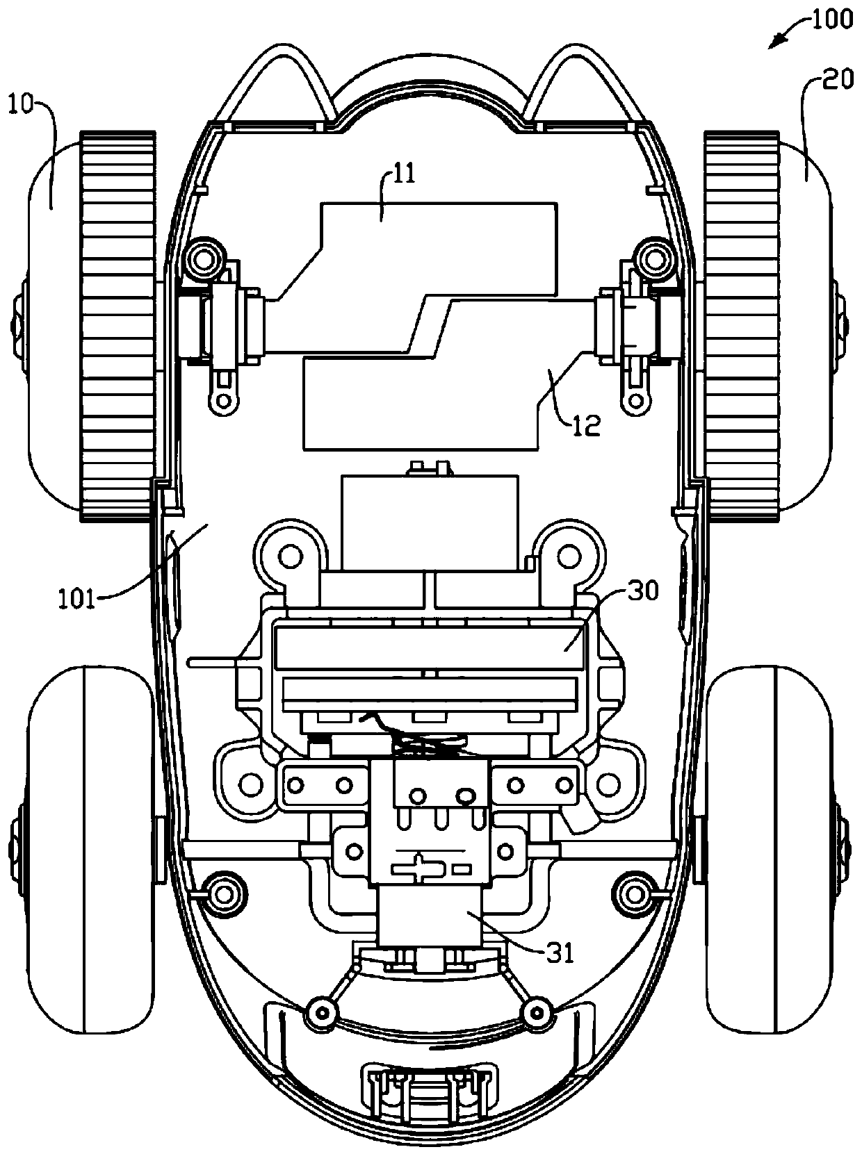 Toy car control method and toy car