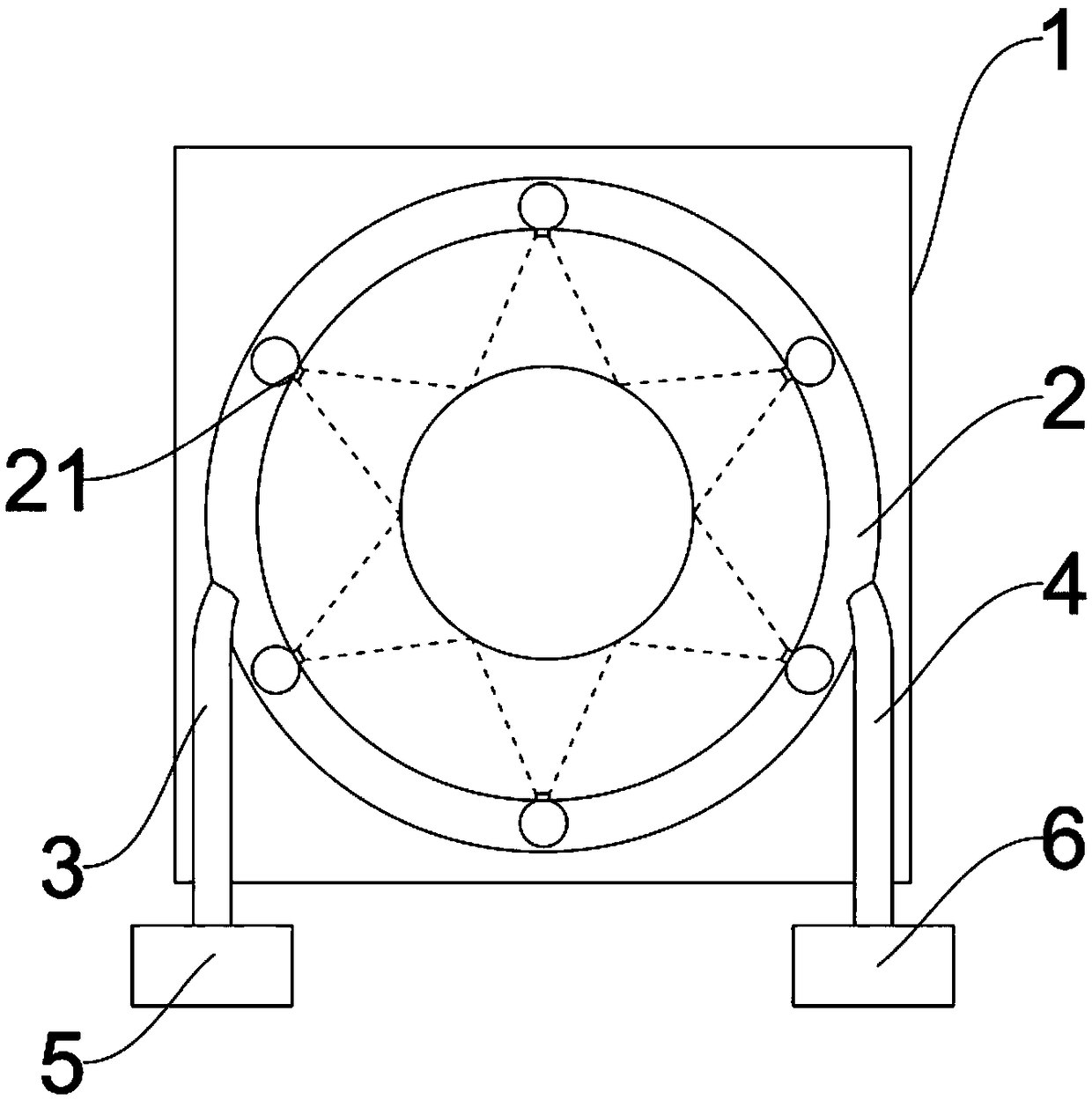 Core rod cooling process method and core rod cooling device