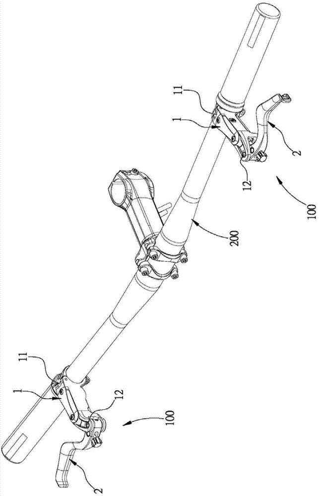 Bicycle brake oil tube concealing structure