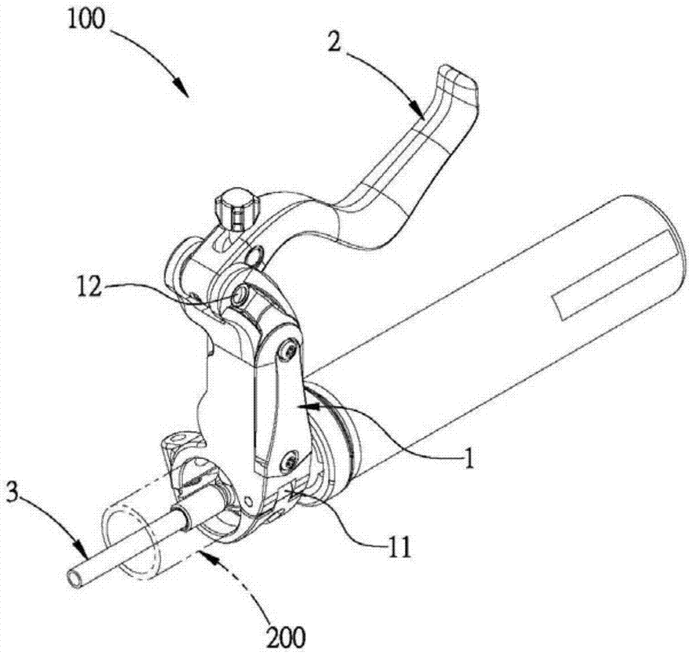 Bicycle brake oil tube concealing structure