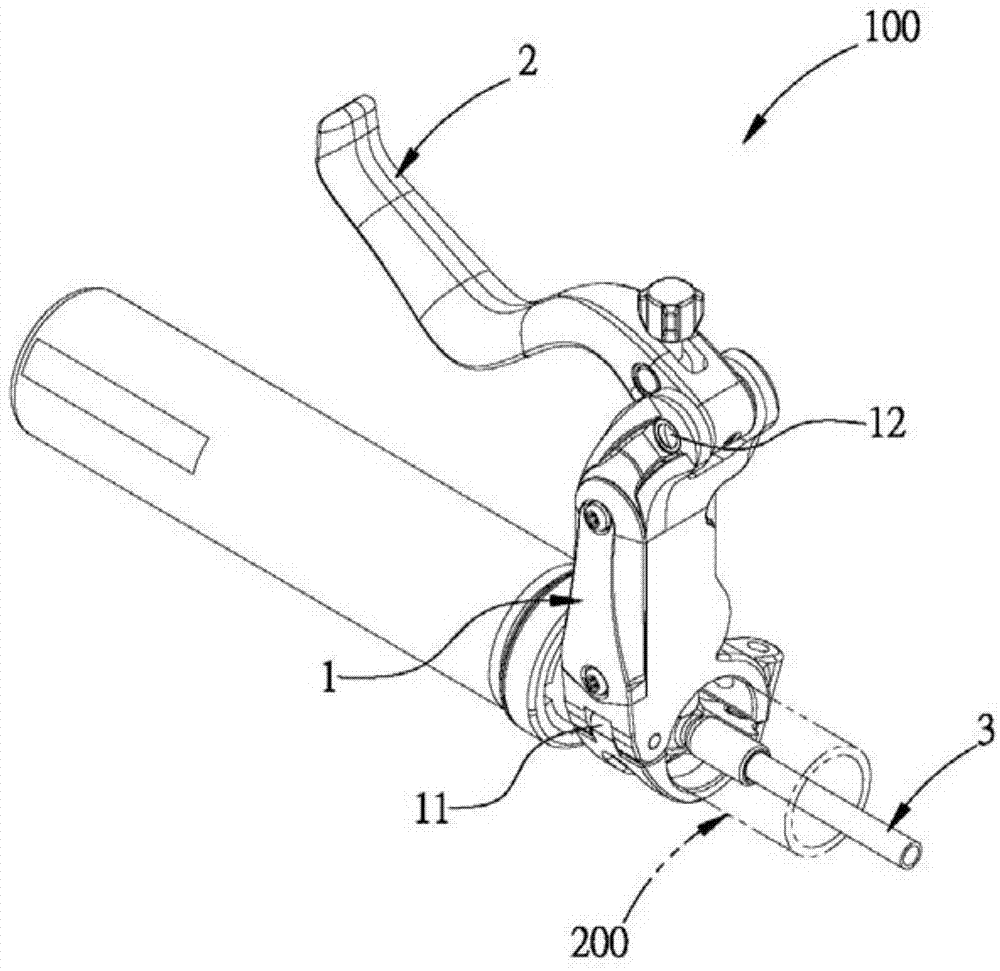 Bicycle brake oil tube concealing structure