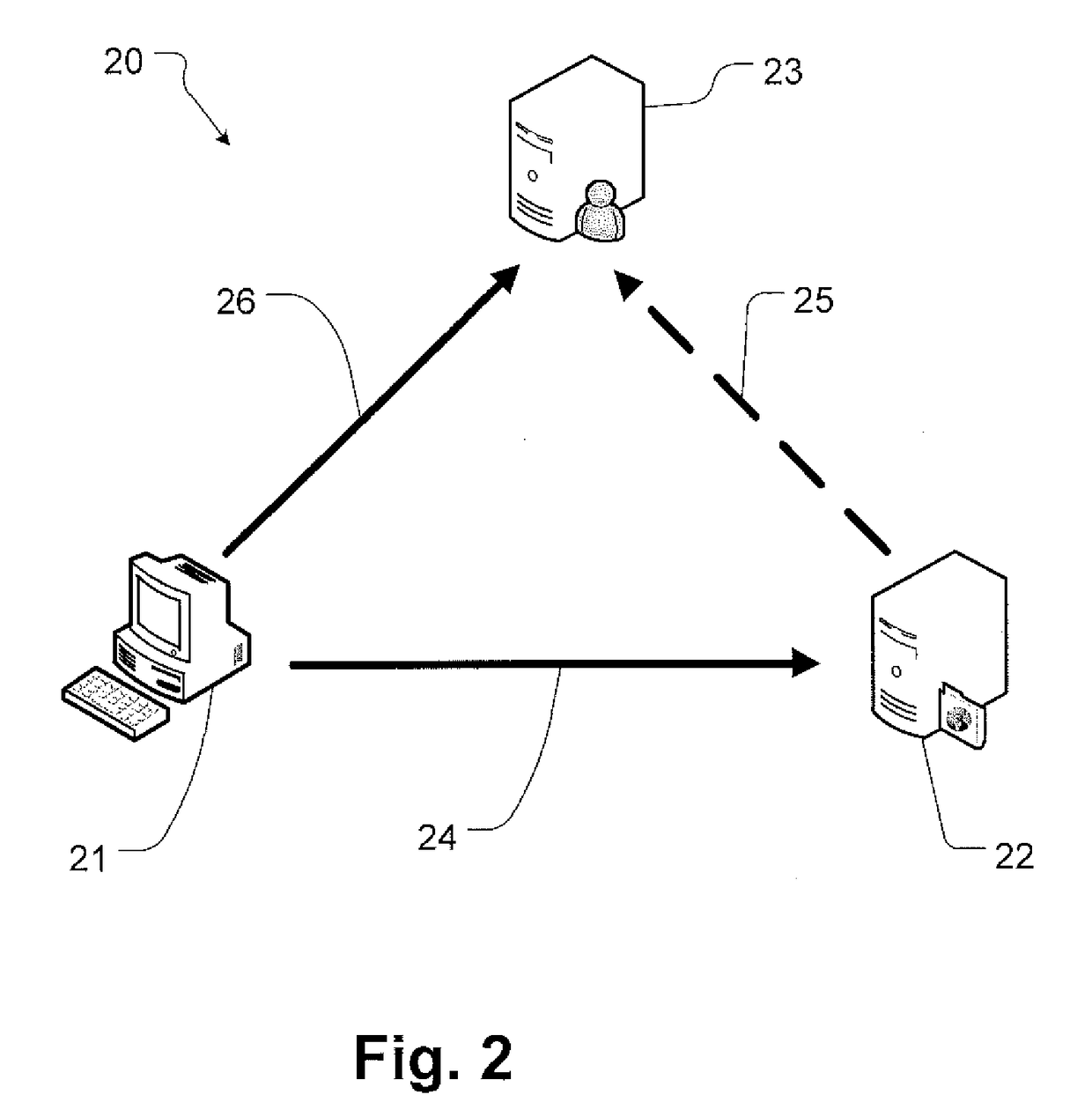 Method, system, server, client, and application for sharing digital content between communication devices within an internet network