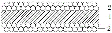 Lithium ion battery ceramic diaphragm coated with polyvinylidene fluoride, and preparation method therefor