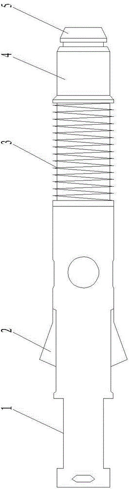 Underground oil and gas nozzle