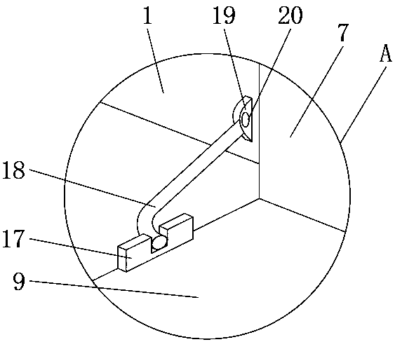 Discharging platform for building construction