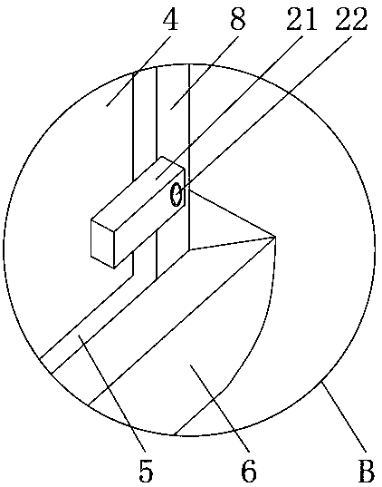 Discharging platform for building construction