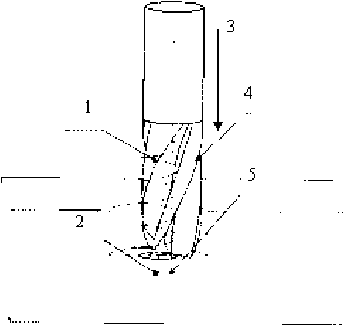 Automatic spiral hole-milling unit