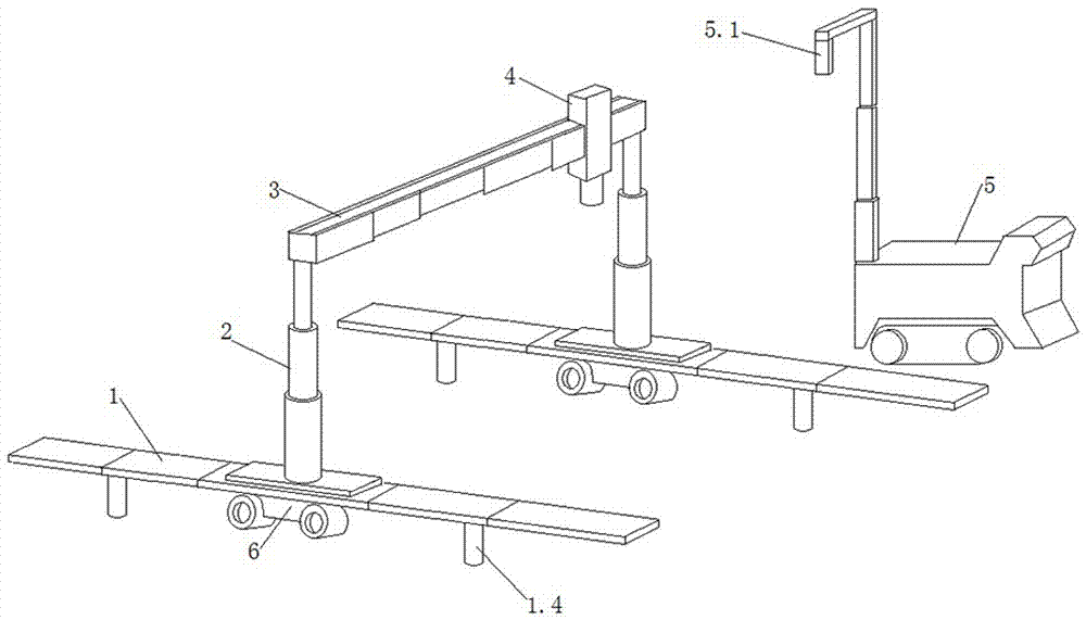 Foldable moving building 3D printing system