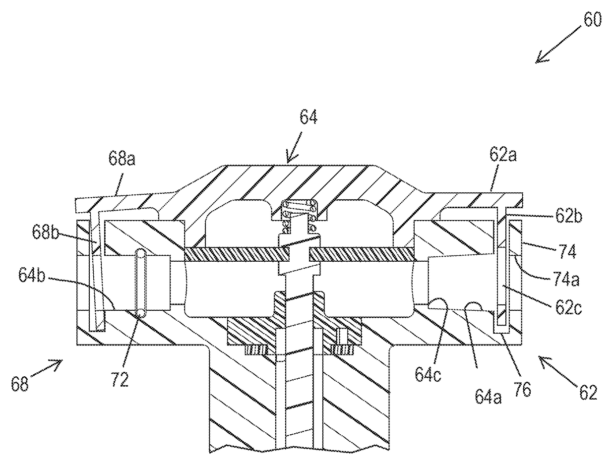 Low flow emitter with exit port closure mechanism for subsurface irrigation