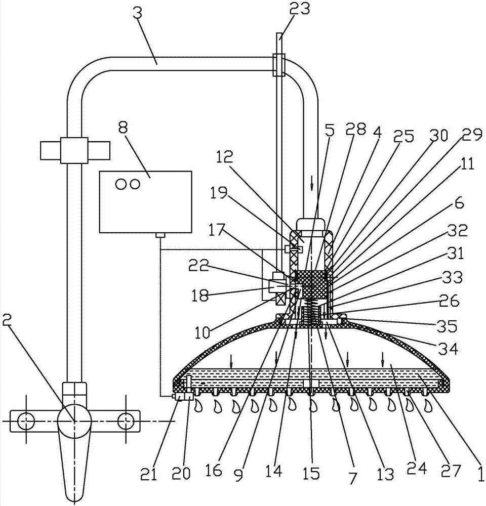 Intelligent shower head