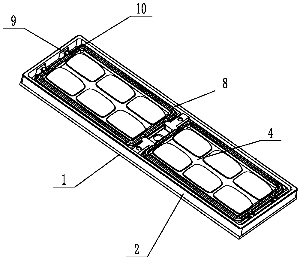 Novel waterproof sealing structure for LED lamp