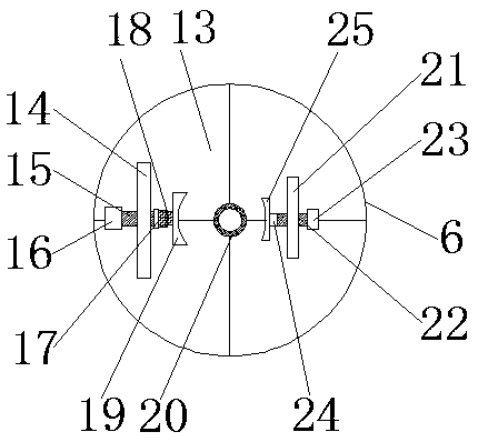 Stable cutting sheet punching device