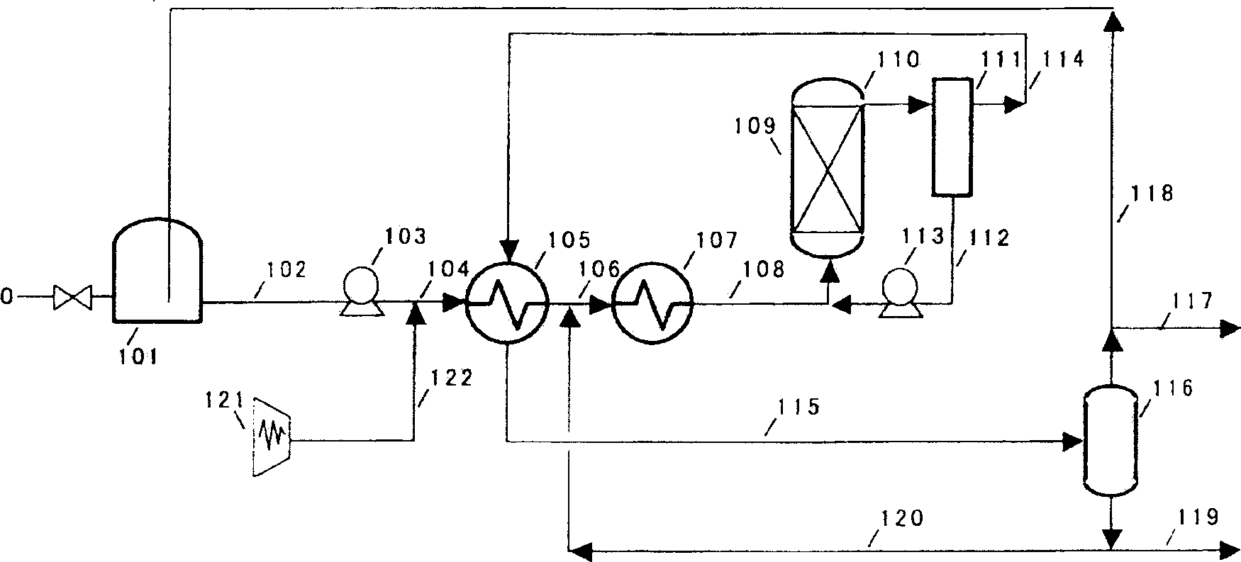 Treatment method for sewage