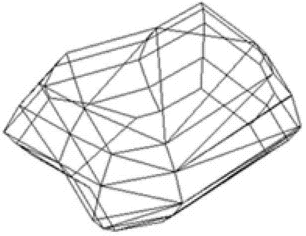 Bituminous pavement test piece X-ray CT (computed tomography) image-based aggregate mesoscopic solid model reconstruction method