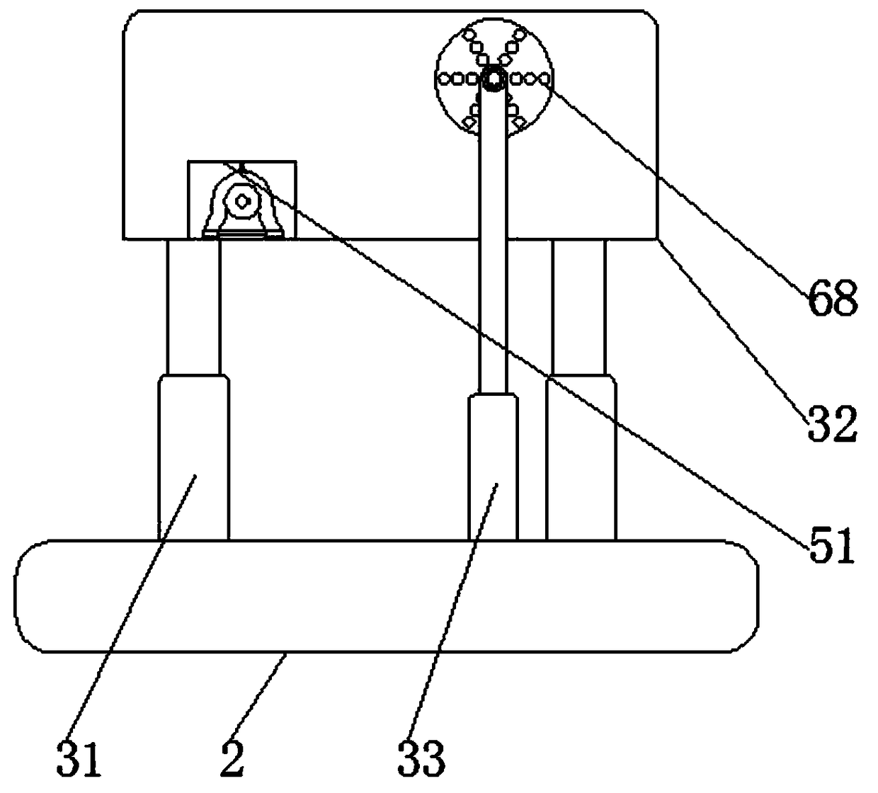 Winding facility for plastic wire and cable manufacturing