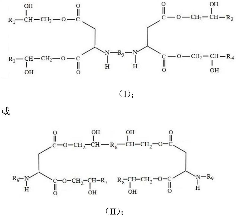 Polyaspartate, and preparation method and application thereof