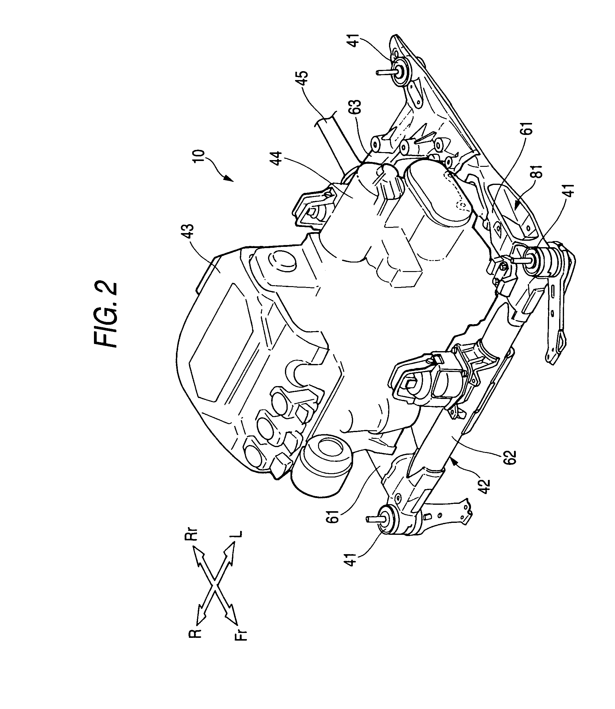 Body frame structure