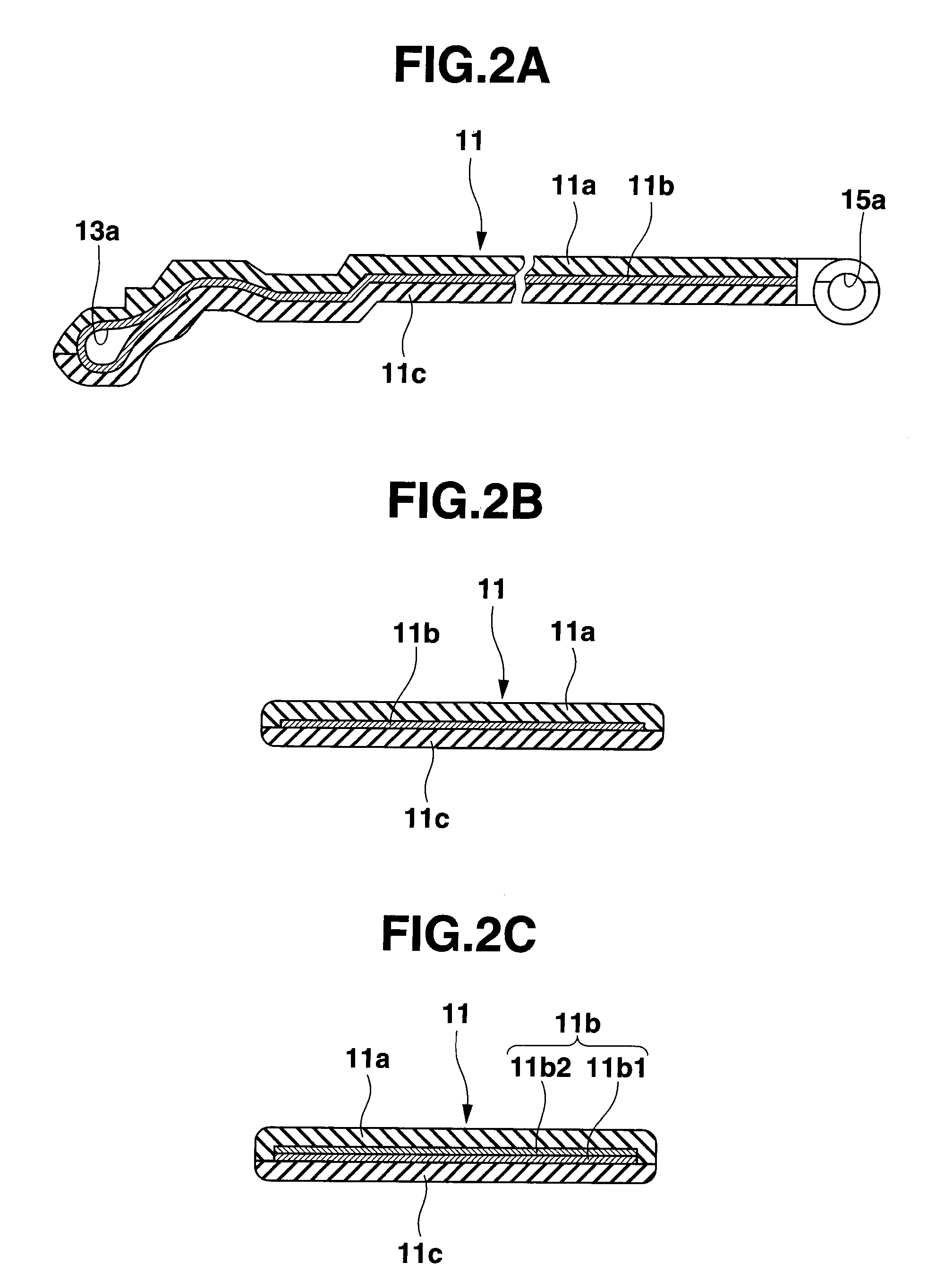 Band, wristwatch with the band and method of making the band