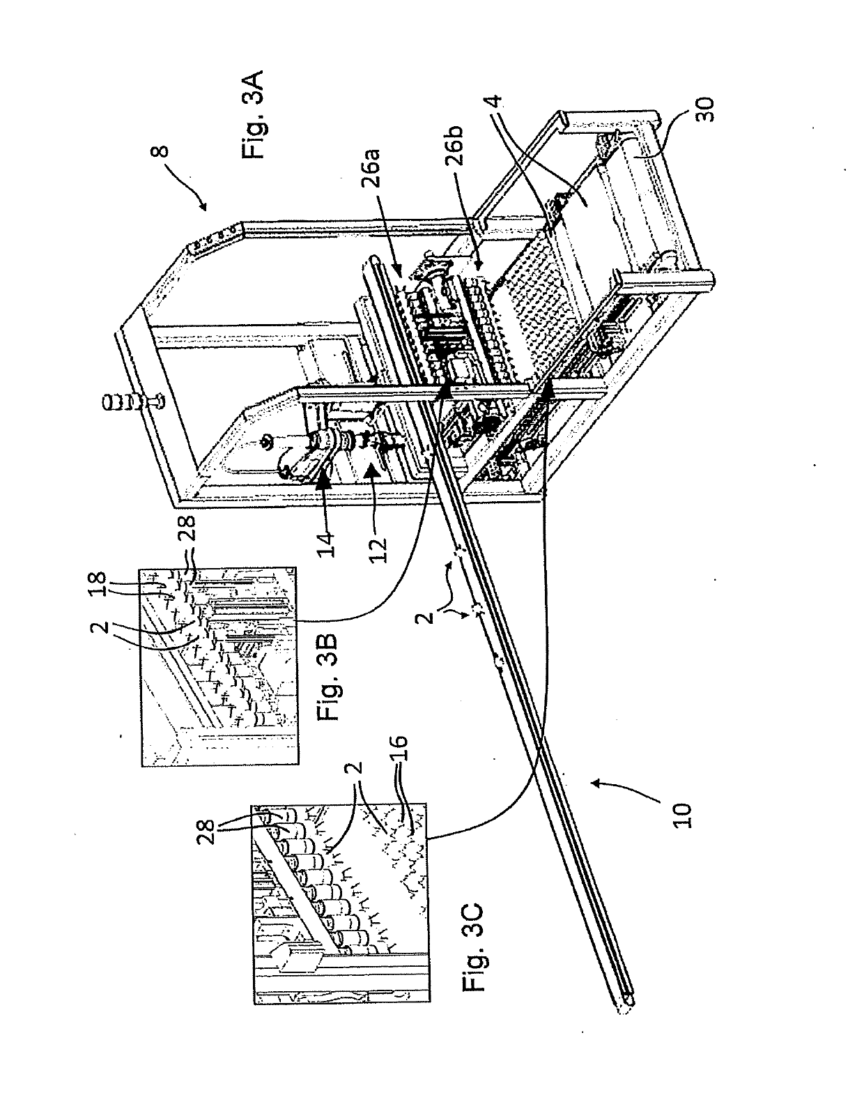 Apparatus and method for placing bulbs