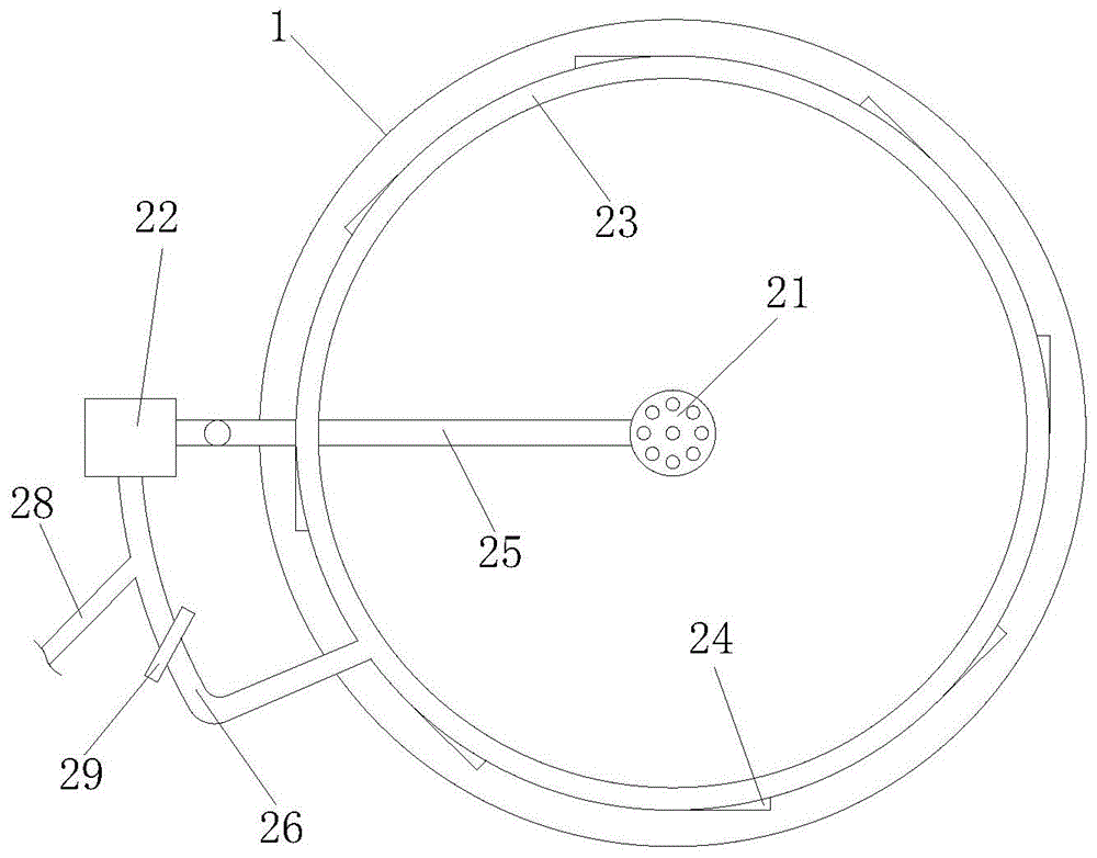 Up-flow anaerobic biological filter bed reactor