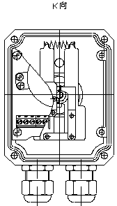 Moving-resistant level gage allowing connection line to be separated from shifting fork assembly