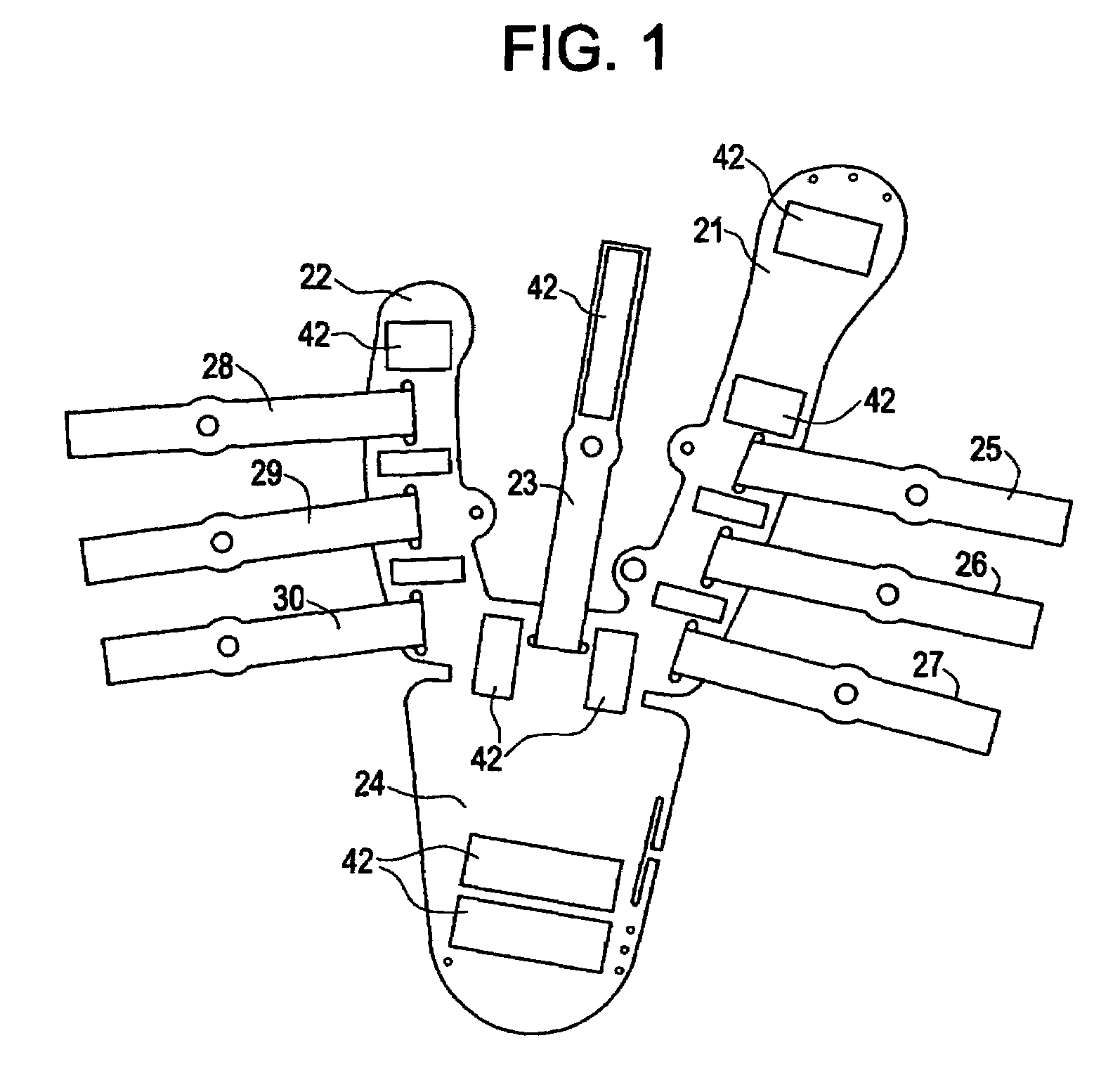 EEG electrode headset