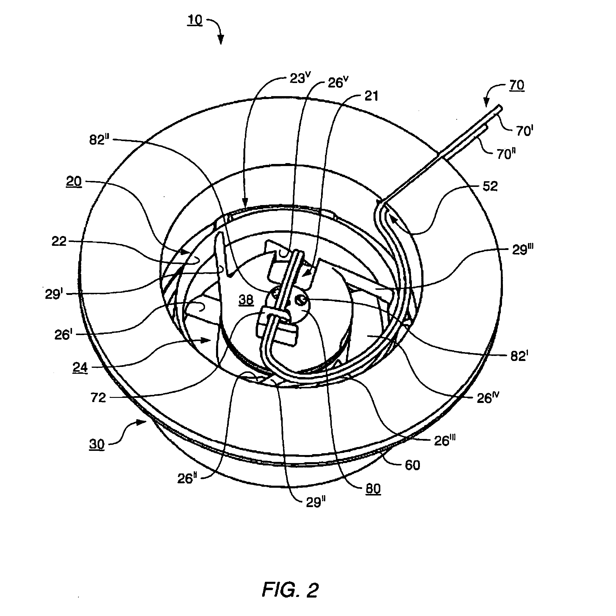 Fan unit having an axial fan with improved noise damping