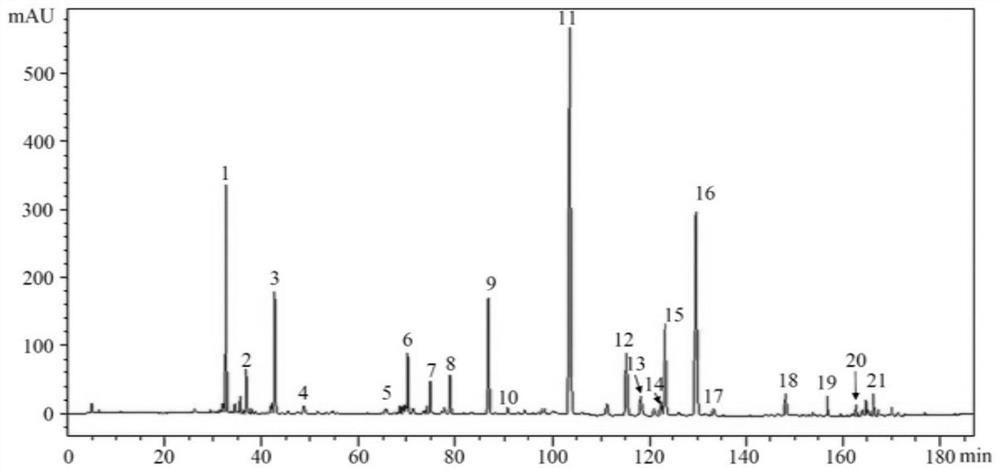 HPLC quality control construction method and application of lung-heat clearing decoction preparation