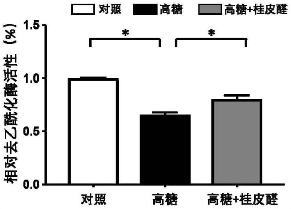 Agonist of deacetylase and application thereof