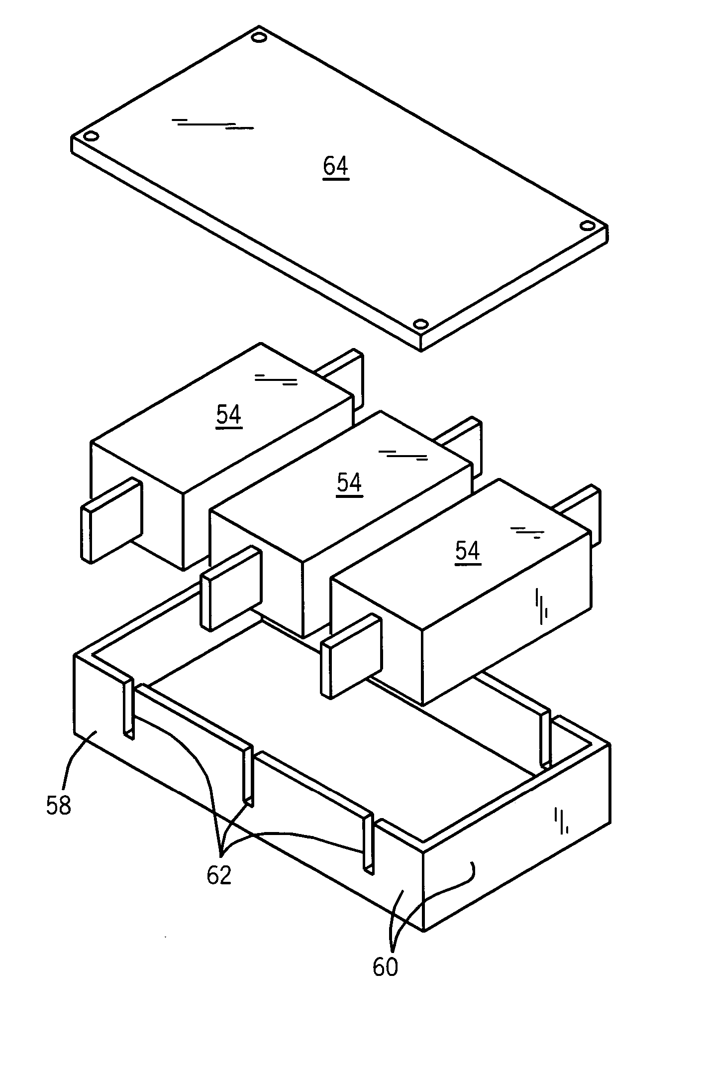 Modular inductor for use in power electronic circuits