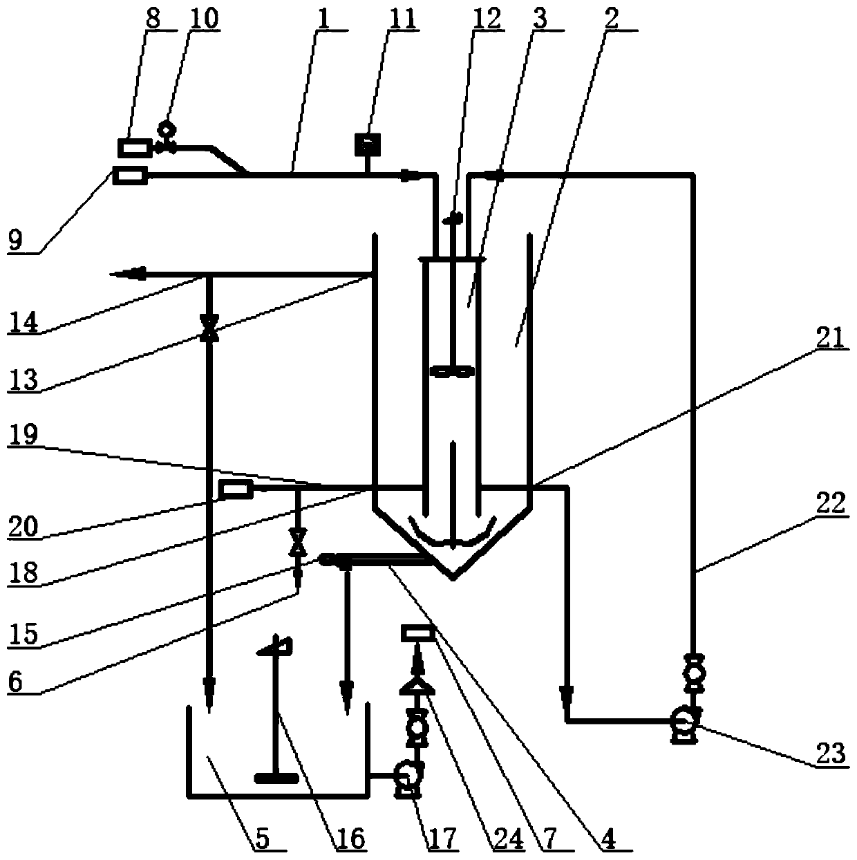 A kind of device and preparation method for preparing heavy magnesium carbonate with heavy magnesium water